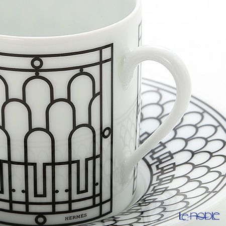 エルメス（HERMES） H Deco アッシュデコ コーヒーカップ＆ソーサー 90ml