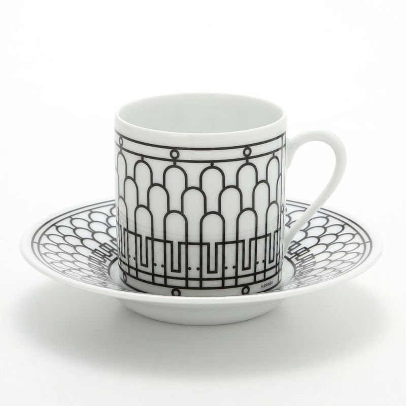 エルメス（HERMES） H Deco アッシュデコ コーヒーカップ＆ソーサー 90ml