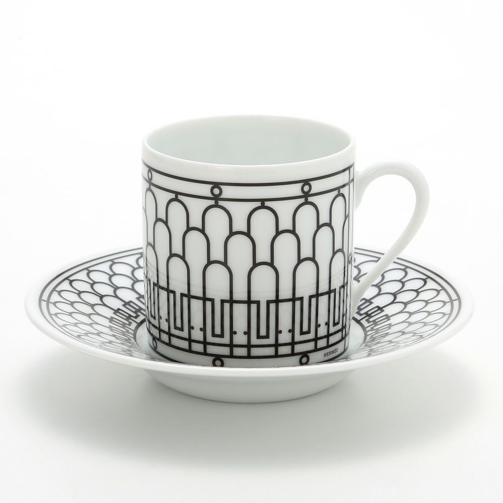 エルメス（HERMES） H Deco アッシュデコ コーヒーカップ＆ソーサー 90ml