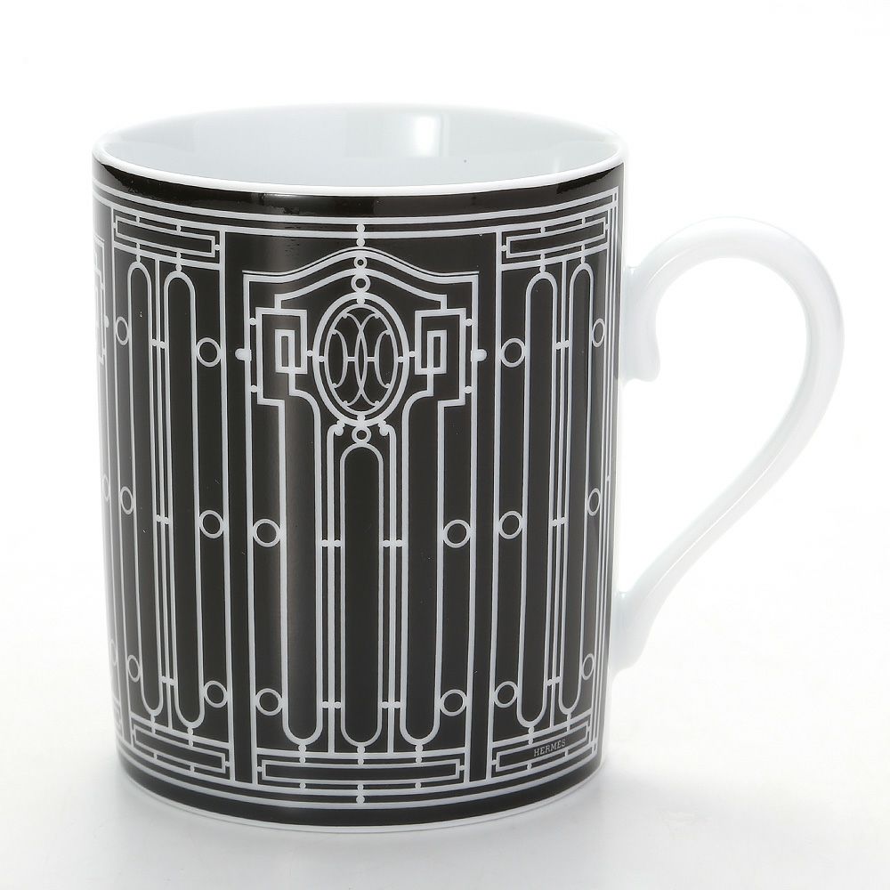 エルメス（HERMES） H Deco アッシュデコ マグ 300ml No.2 ブラック