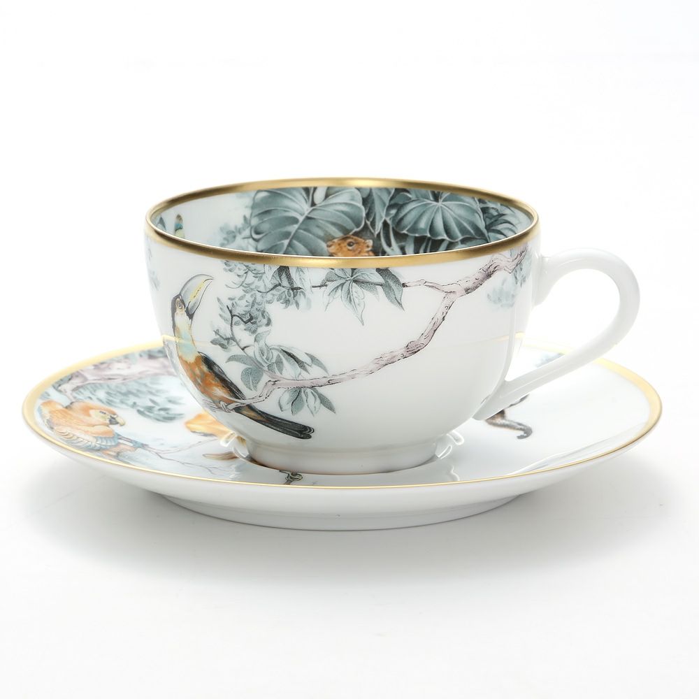 エルメス（HERMES） 赤道直下のスケッチ ティーカップ＆ソーサー 200ml 038016P