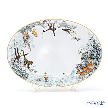 エルメス（HERMES） 赤道直下のスケッチ オーバルディッシュ ミディアム 42cm