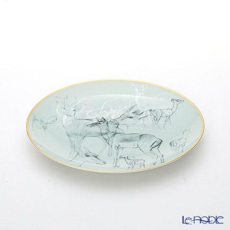 エルメス（HERMES） 赤道直下のスケッチ デザートプレート 21cm（インパラ）