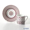 エルメス（HERMES） H Deco Rouge アッシュデコ ルージュ コーヒーカップ＆ソーサー 90ml