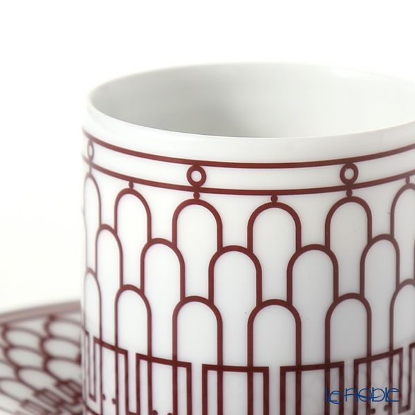エルメス（HERMES） H Deco Rouge アッシュデコ ルージュ コーヒーカップ＆ソーサー 90ml