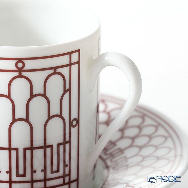 エルメス（HERMES） H Deco Rouge アッシュデコ ルージュ コーヒーカップ＆ソーサー 90ml