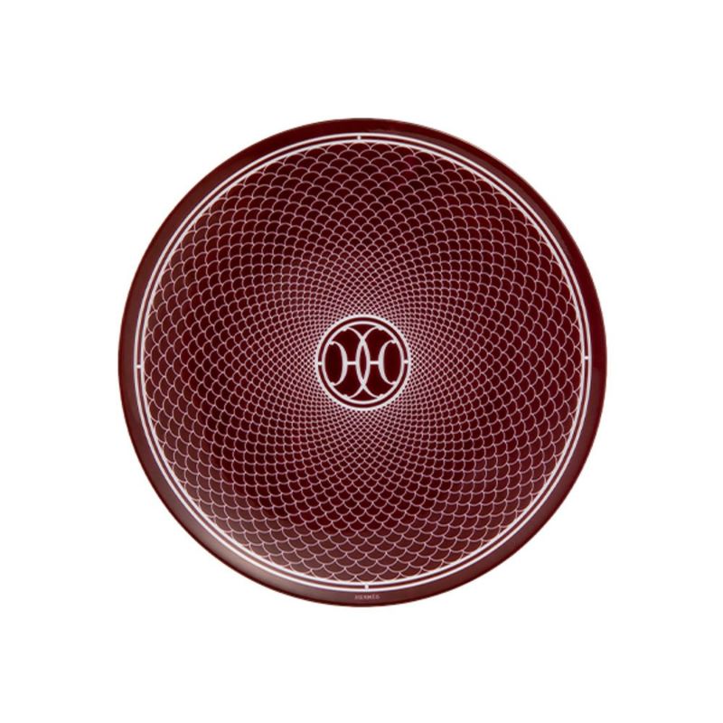 エルメス（HERMES） H Deco Rouge アッシュデコ ルージュ パンプレート 14cm No.2