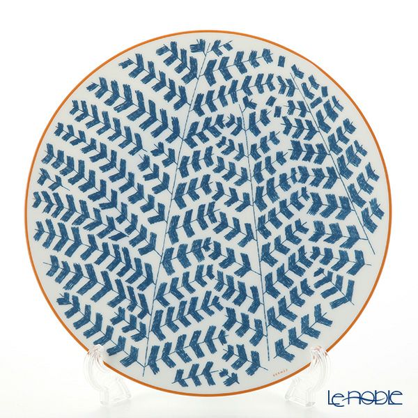 エルメス（HERMES） ウォーク・イン・ザ・ガーデン ディナープレート 27cm ブルー