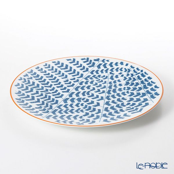 エルメス（HERMES） ウォーク・イン・ザ・ガーデン ディナープレート 27cm ブルー