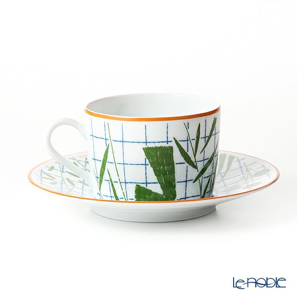 エルメス（HERMES） ウォーク・イン・ザ・ガーデン ティーカップ＆ソーサー グリーン