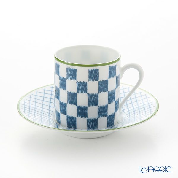 エルメス（HERMES） ウォーク・イン・ザ・ガーデン コーヒーカップ＆ソーサー ブルー