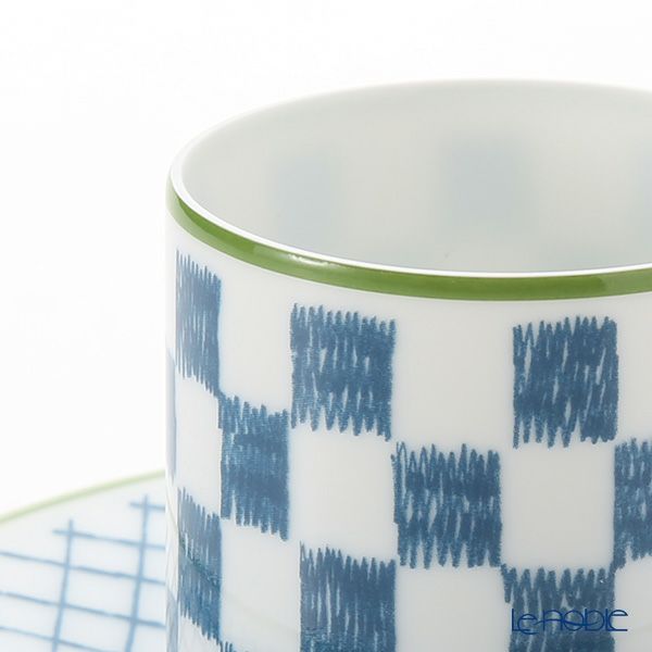 エルメス（HERMES） ウォーク・イン・ザ・ガーデン コーヒーカップ＆ソーサー ブルー