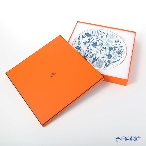 エルメス（HERMES） ウォーク・イン・ザ・ガーデン タルトプラター 32cm ブルー