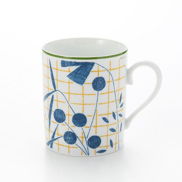 エルメス（HERMES） ウォーク・イン・ザ・ガーデン マグ ブルー