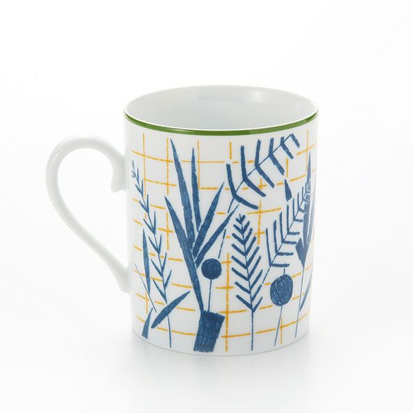 エルメス（HERMES） ウォーク・イン・ザ・ガーデン マグ ブルー