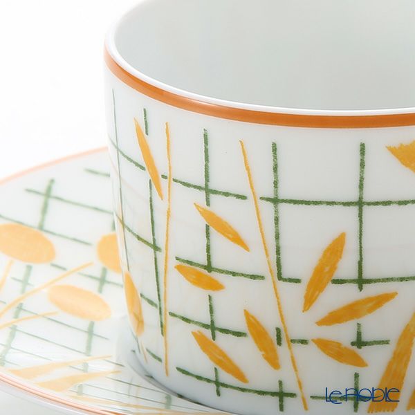 エルメス（HERMES） ウォーク・イン・ザ・ガーデン ティーカップ＆ソーサー イエロー