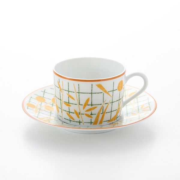 エルメス（HERMES） ウォーク・イン・ザ・ガーデン ティーカップ＆ソーサー イエロー