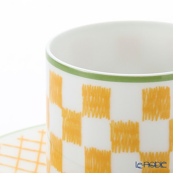 エルメス（HERMES） ウォーク・イン・ザ・ガーデン コーヒーカップ＆ソーサー イエロー