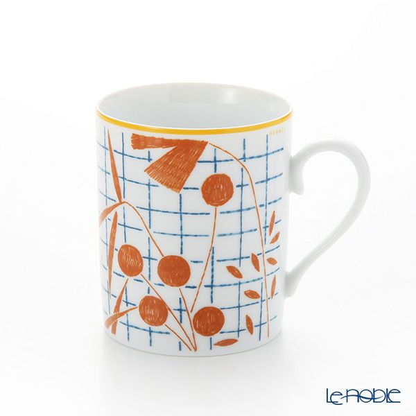 エルメス（HERMES） ウォーク・イン・ザ・ガーデン マグ オレンジ