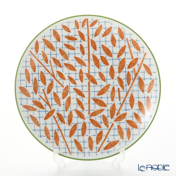 エルメス（HERMES） ウォーク・イン・ザ・ガーデン デザートプレート 21cm オレンジ