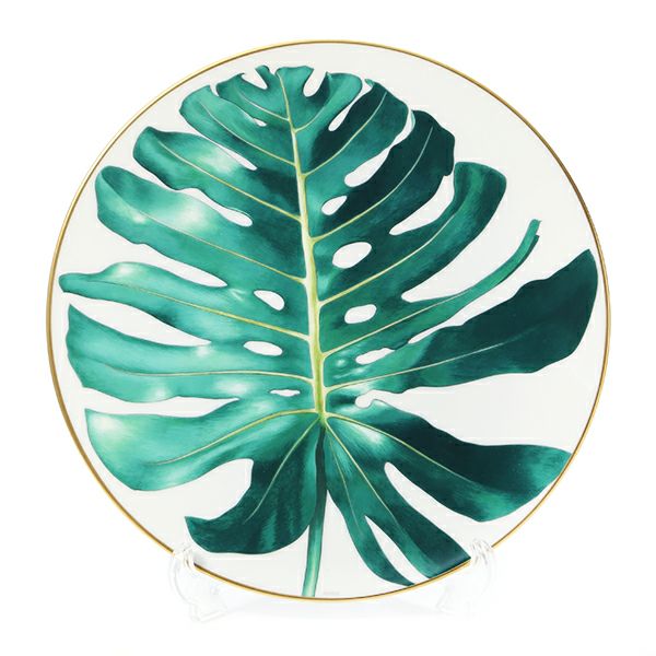 エルメス（HERMES）パシフォリア ディナープレート 27cm Philodendron 044001P