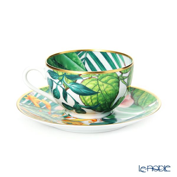 エルメス（HERMES）パシフォリア ティーカップ＆ソーサー 200ml 044016P