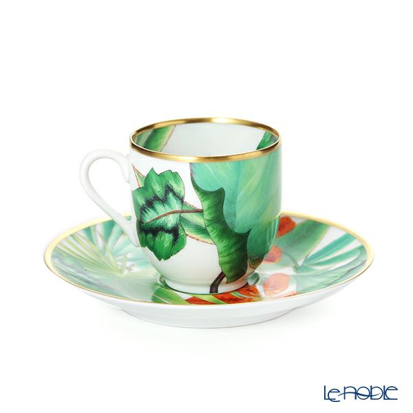 エルメス（HERMES）パシフォリア コーヒーカップ＆ソーサー 100ml 044017P デミタス／エスプレッソ用
