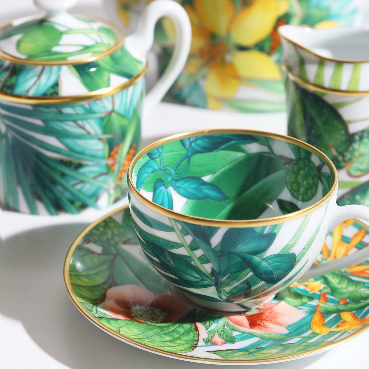 エルメス（HERMES）パシフォリア シュガーポット 210ml 044020P