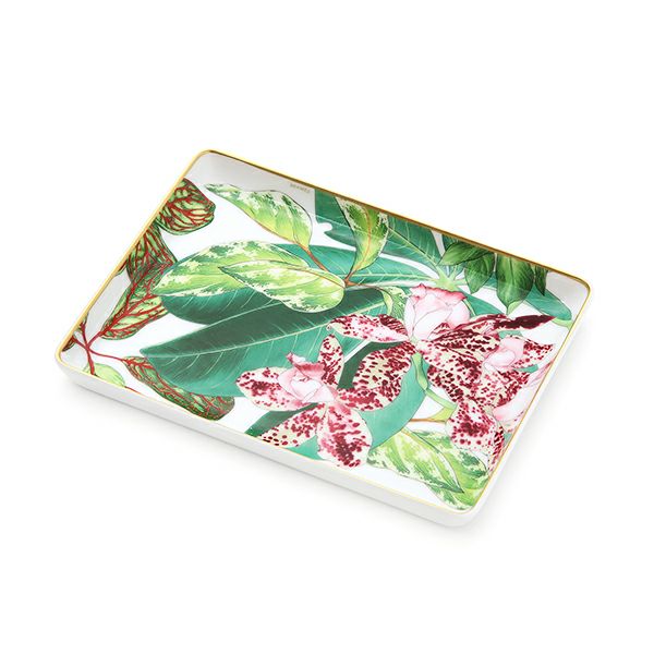 エルメス（HERMES）パシフォリア スモールトレー 16×12cm Orchid 044089P