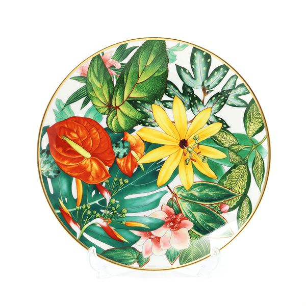 エルメス（HERMES）パシフォリア デザートプレート 21cm Passiflora 044107P