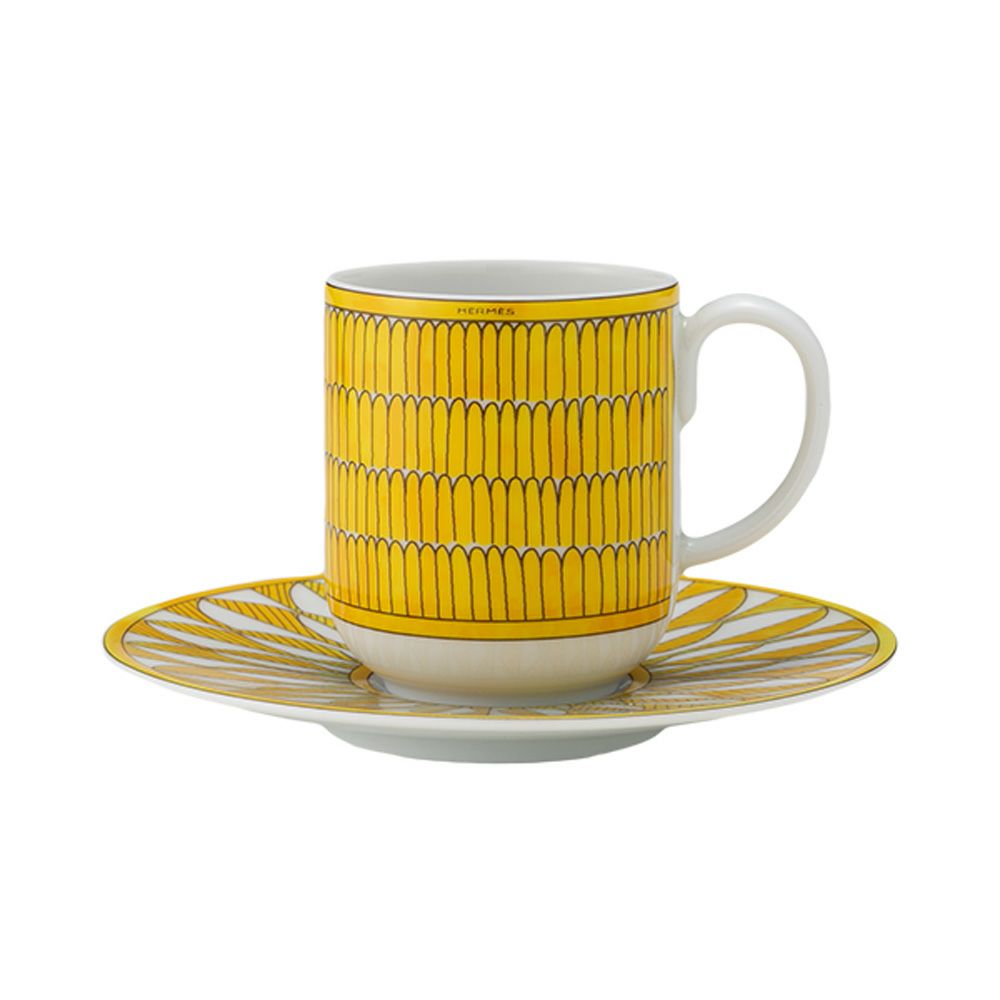エルメス（HERMES） ソレイユ ドゥ エルメス コーヒーカップ＆ソーサー 100ml デミタス／エスプレッソ用 046017P