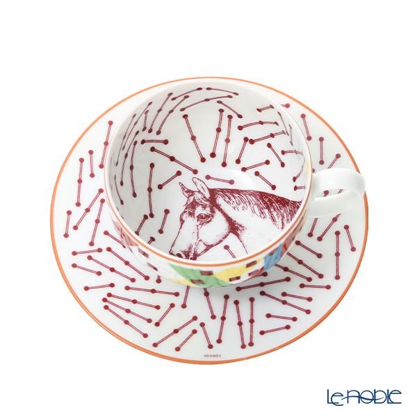 エルメス（HERMES） イポモビル ティーカップ＆ソーサー No.1 200ml 048016P