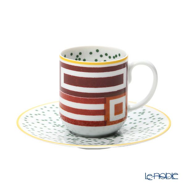 エルメス（HERMES） イポモビル コーヒーカップ＆ソーサー No.1 100ml 048017P デミタス／エスプレッソ用