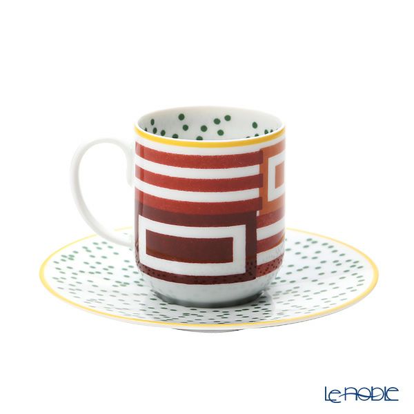 エルメス（HERMES） イポモビル コーヒーカップ＆ソーサー No.1 100ml 048017P デミタス／エスプレッソ用