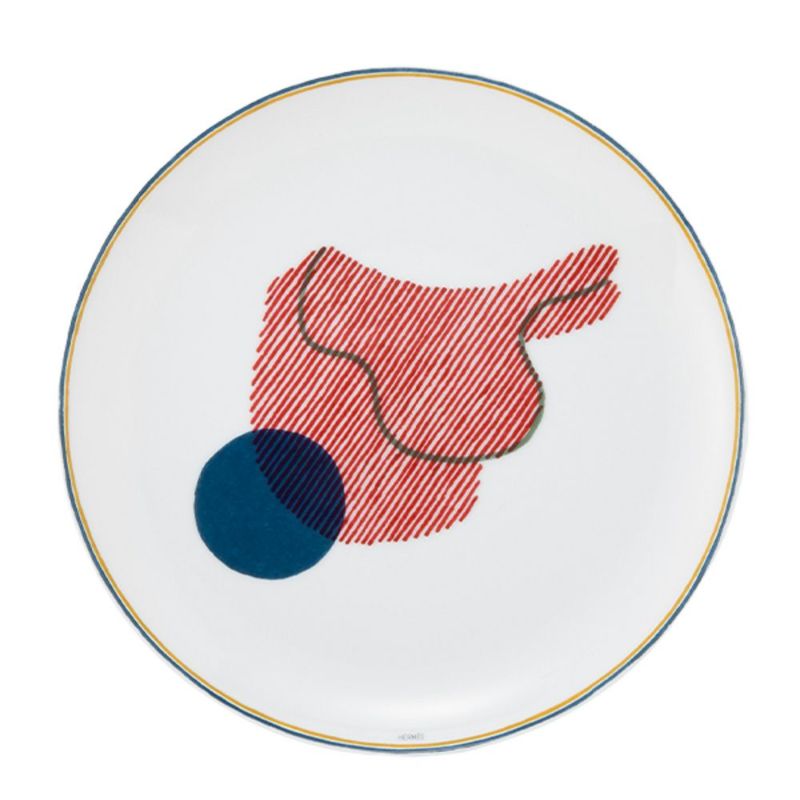 エルメス（HERMES） ソー・エルメス デザートプレート 23.5cm サドル 055107P