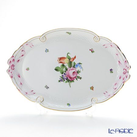 ヘレンド チューリップの花束 BT-2 00400-0-00 パーティートレイ 38cm