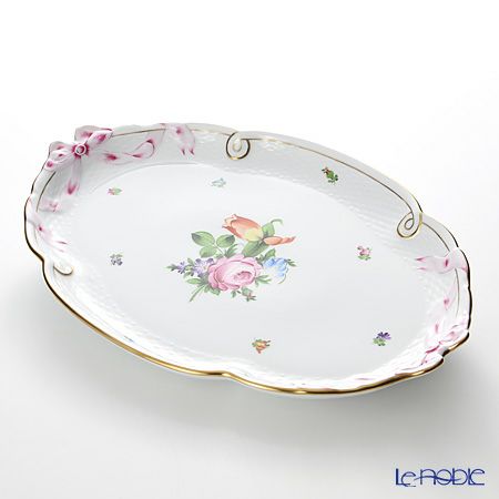 ヘレンド チューリップの花束 BT-2 00400-0-00 パーティートレイ 38cm