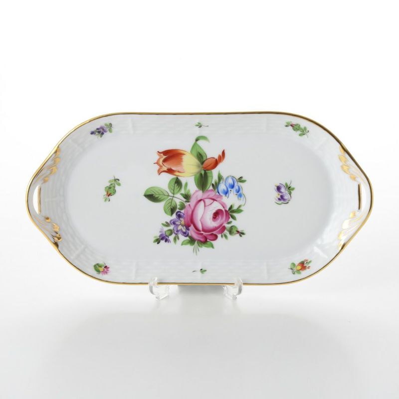 ヘレンド チューリップの花束 BT-2 00437-0-00 サービストレイ 23cm