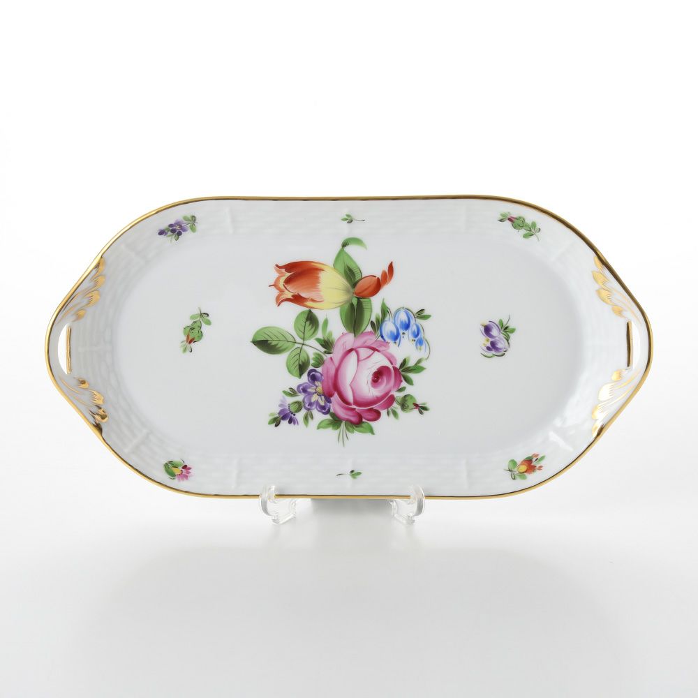 ヘレンド チューリップの花束 BT-2 00437-0-00 サービストレイ 23cm