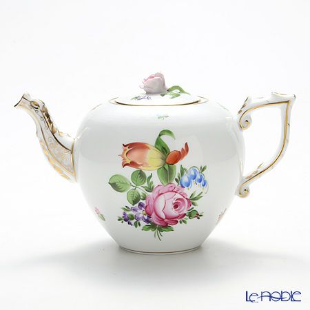 ヘレンド チューリップの花束 BT-2 00606-0-09 ティーポット ローズ 800ml