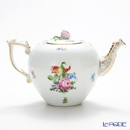 ヘレンド チューリップの花束 BT-2 00606-0-09 ティーポット ローズ 800ml