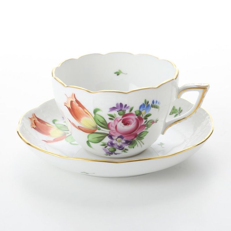 ヘレンド チューリップの花束 BT-2 00730-0-00 ティーカップ＆ソーサー（兼用） 200ml