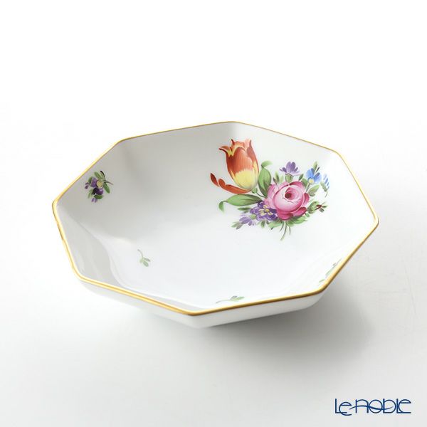 ヘレンド チューリップの花束 BT-2 04307-1-00 小皿（オクタゴナル） 11cm