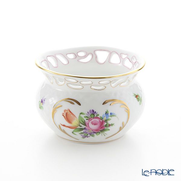 ヘレンド チューリップの花束 BT-2 06526-0-00 ベース（スカシ） 6.5cm