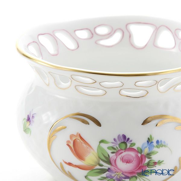 ヘレンド チューリップの花束 BT-2 06526-0-00 ベース（スカシ） 6.5cm