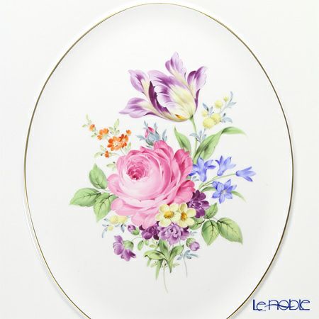 マイセン（Meissen） ベーシックフラワー（五つ花） 100110／53n31／33 陶板 25×20.5cm Motiv No.33 チューリップ