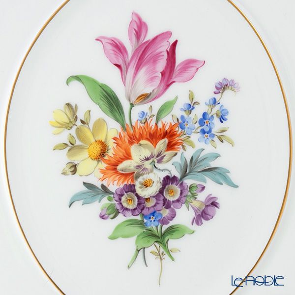 マイセン（Meissen） ベーシックフラワー（五つ花） 陶板 18×15cm チューリップ 100110／53n32／33