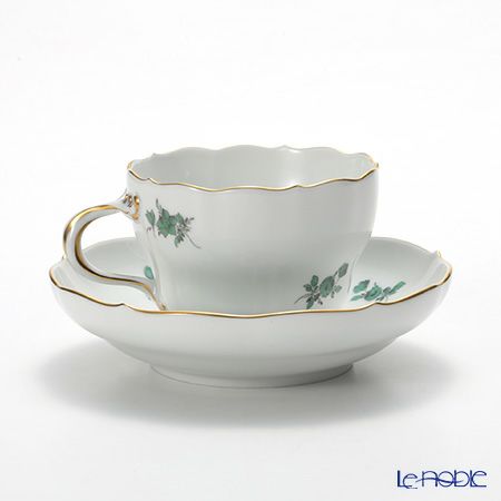 マイセン（Meissen） フラワーブーケ（グリーン） 100810／00582 コーヒーカップ＆ソーサー