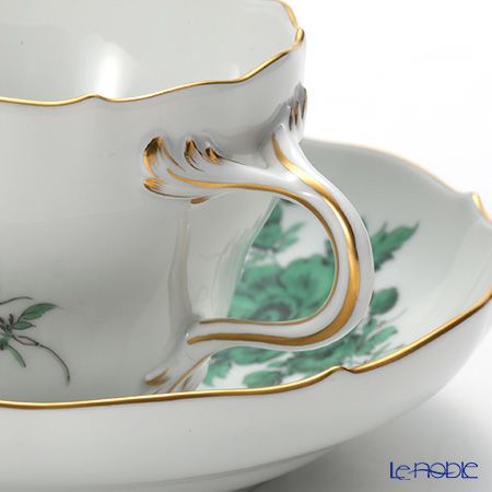 マイセン（Meissen） フラワーブーケ（グリーン） 100810／00582 コーヒーカップ＆ソーサー