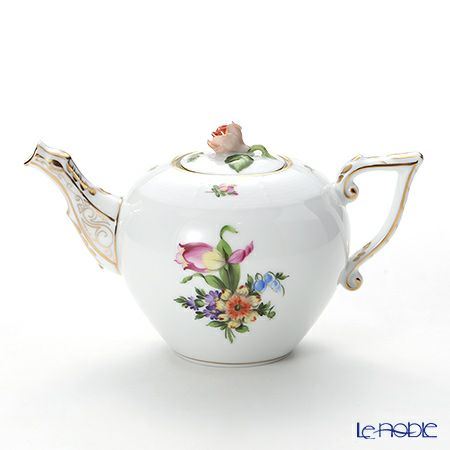 ヘレンド チューリップの花束 BT-3 00608-0-09 ティーポット ローズ 400ml